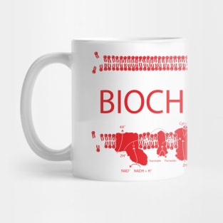 Biochemistry (Red Print) Mug